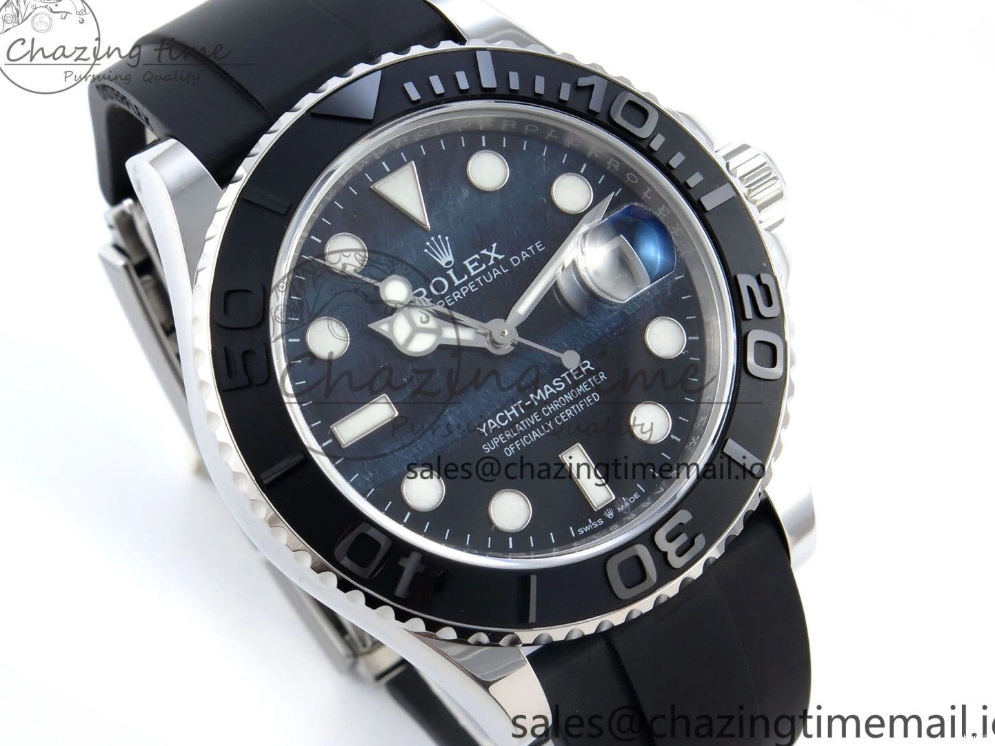 Falcon’s 42mm 226659 Oysterflex Edition Dial A3235 EWEF Eye Best on Yacht-Master Strap 0516
